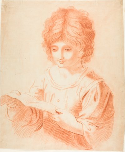 Gutt som leser av Guercino