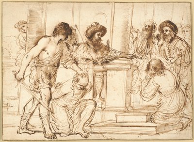Damon og Pythias av Guercino