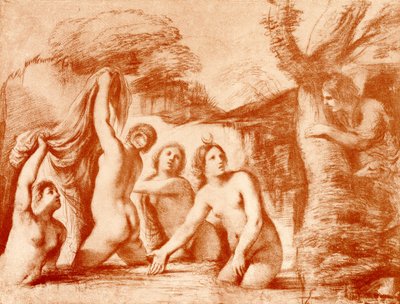 Diana og Actaeon av Guercino