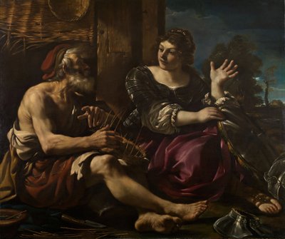 Erminia og hyrden, 1619-20. av Guercino