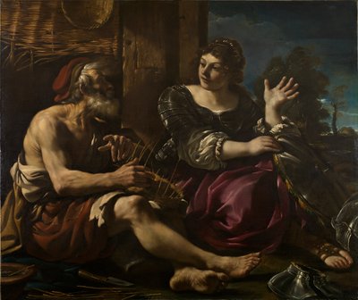 Erminia og hyrden, 1620-årene av Guercino