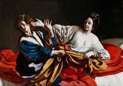 Josef og Potifars kone, 1631 av Guercino