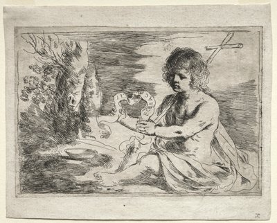 Døperen Johannes, 1650-årene. av Guercino