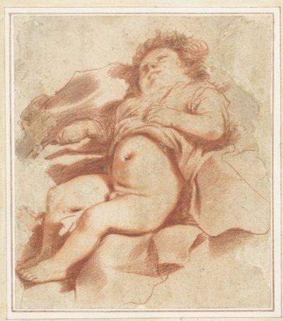 Studie av et sovende barn av Guercino