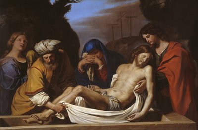 Gravleggingen, ca. 1656 av Guercino