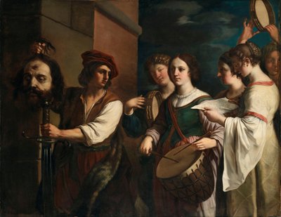 Davids triumf av Guercino