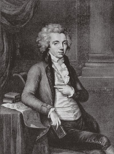 Portrett av grev Pavel Martynovich Skavronsky 1757-1793, 1791 av Guglielmo Morghen