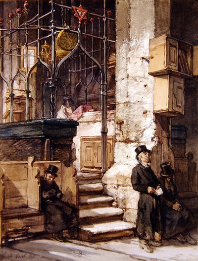 Synagogen i Praha av Guido Bach
