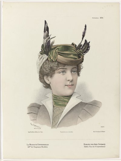 The Universal Milliner, oktober 1894, nr. 884 av Guido Gonin