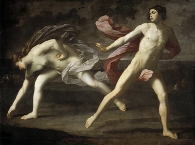Atalanta og Hippomenes, 1618-1619. av Guido Reni