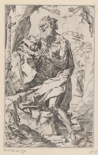 Saint Hieronymus i villmarken av Guido Reni