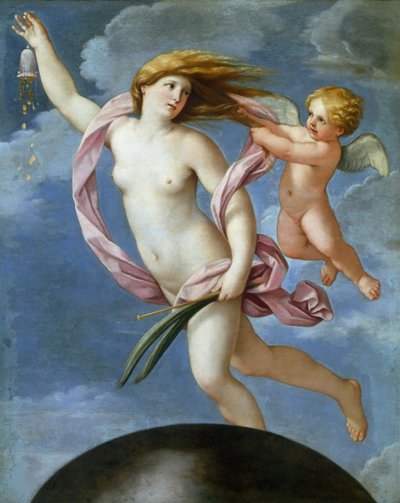 Fortuna med en veske, 1637. av Guido Reni