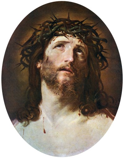 Kristi hode kronet med torner, 1622-1623, 1912. av Guido Reni