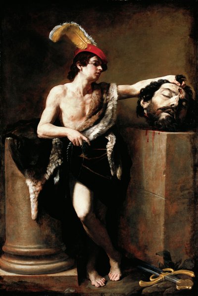 Italia, David med hodet til Goliat av Guido Reni