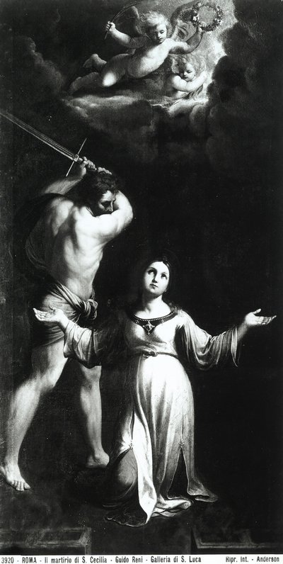 Martyrdøden av Saint Cecilia, ca. 1603 av Guido Reni