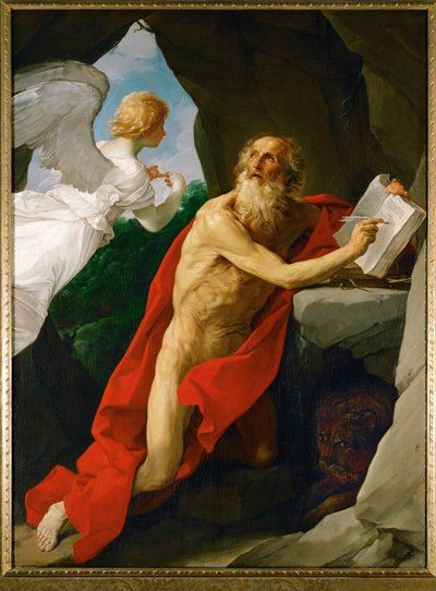 Den hellige Jerome (olje på lerret) av Guido Reni