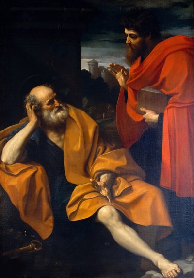 Apostlene Saint Peter og Saint Paul, ca. 1605. av Guido Reni