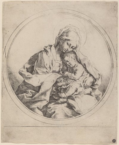 Jomfru og barn av Guido Reni