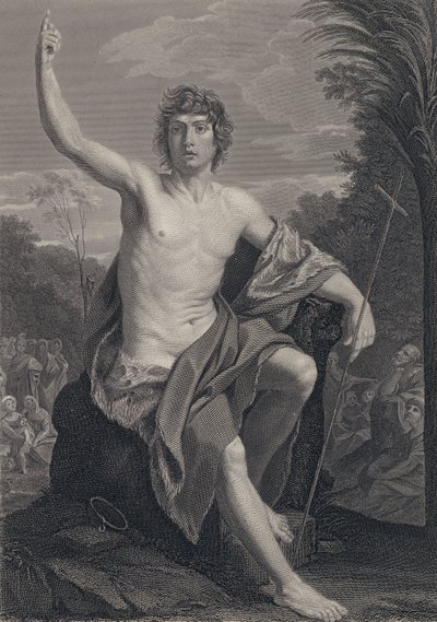 døperen Johannes av Guido after Reni