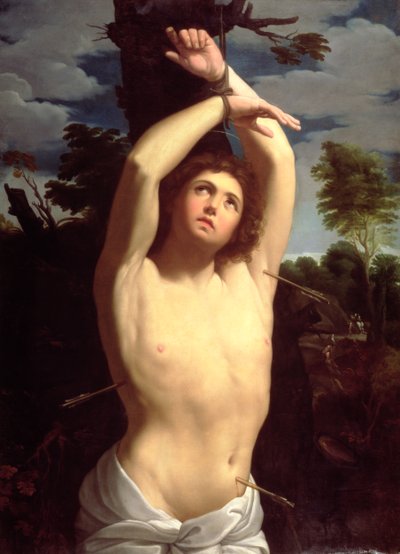 St. Sebastian av Guido after Reni