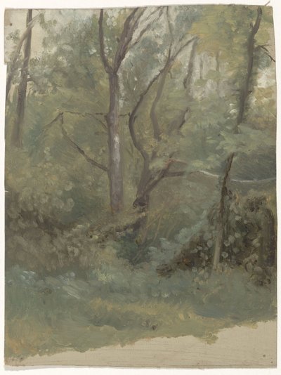 skogutsikt av Guillaume Anne van der Brugghen