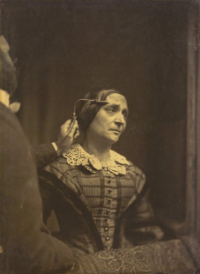 Oppmerksomhet, oppmerksomt blikk (venstre); Smertefull oppmerksomhet (til høyre) av Guillaume Benjamin Amant Duchenne