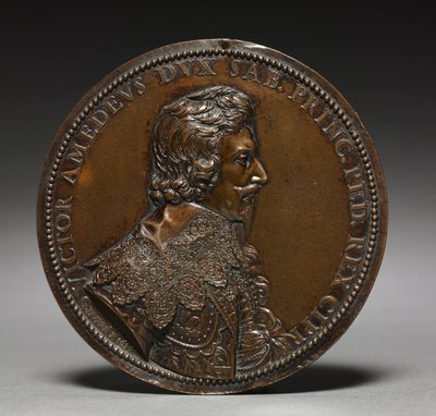 Portrett av Victor Amedeus fra Savoy, 1636. av Guillaume Dupre