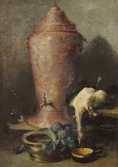 Stilleben med fontene, 1894 av Guillaume Romain Fouace