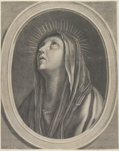 Jomfruen ser opp..., ca. 1650-1704. av Guillaume Vallet