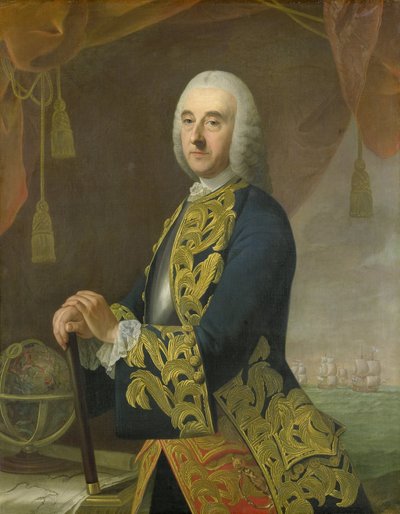 Portrett av viseadmiral Hendrik Lijnslager, sønn av Harmen Lijnslager og Judith Allijn av Guillaume de Spinny