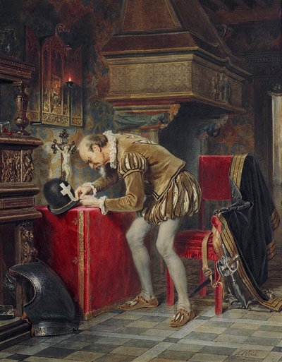 På kvelden for St. Bartolomeusnatten, 1868 av Gun