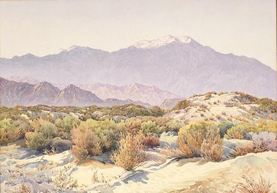 San Jacinto (w/c på papir) av Gunnar Widforss