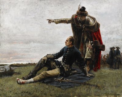 Charles XII of Sweden and Ivan Mazepa after the Battle of Poltava, 1879   1198286   no       norwegian Successfully Translated  Original: [Site of Execution of Emperor Maximilian], 1867. Translat: [Site of Execution of Emperor Maximilian], 1867. 1180294 no av Gustaf Cederström