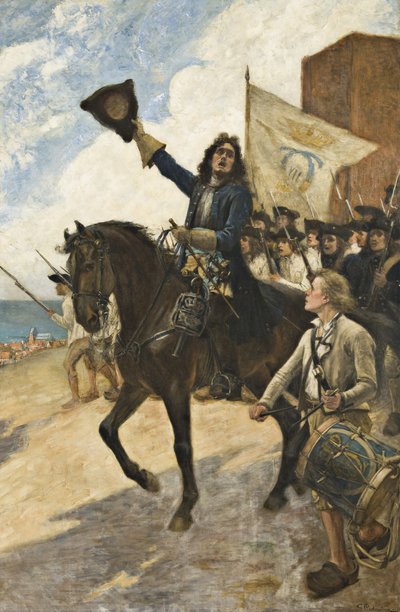 Magnus Stenbock i slaget ved Helsingborg av Gustaf Cederström