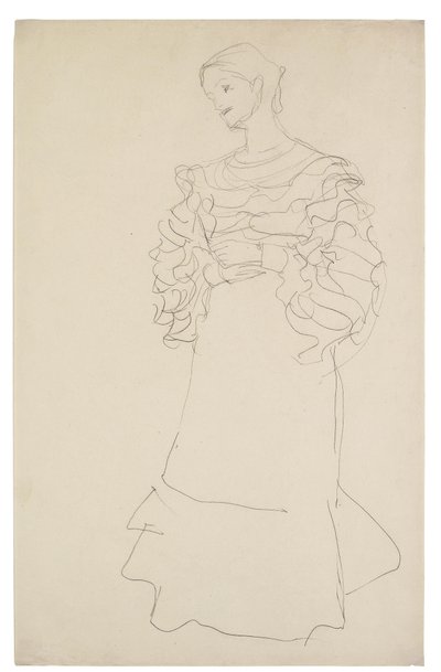 Portrett av Magda Mautner-Markhof Study av Gustav Klimt