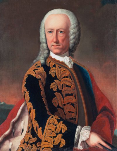 Portrett av William, landgreve av Hessen-Philippsthal-Barchfeld (1692–1761) av Gustav Altmöller