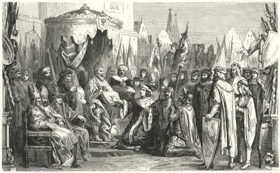 Investitur av Frederick I som markgreve av Brandenburg av Gustav Bartsch