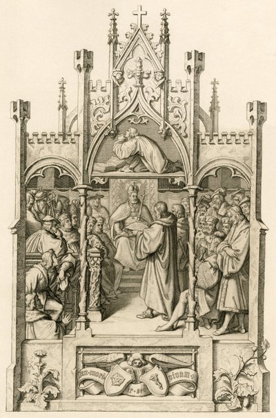 Luther ber av Gustav Ferdinand Leopold Konig