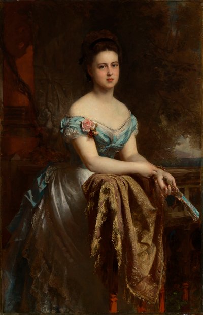 Storhertuginne Maria Alexandrovna av Russland, 1853-1920, 1873. av Gustav Karl Ludwig Richter