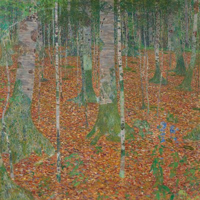 Bjørkeskog av Gustav Klimt