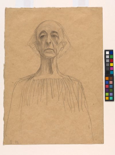 Byste av en mann av Gustav Klimt