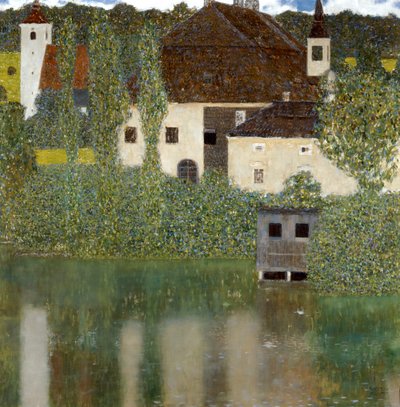 Slott ved Attersjøen, Slott Unterrach ved Attersee 1908 av Gustav Klimt