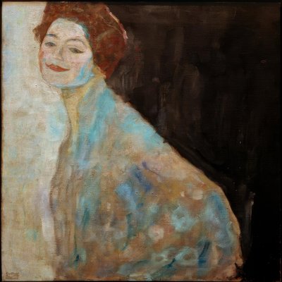 Portrett av en dame i hvitt av Gustav Klimt