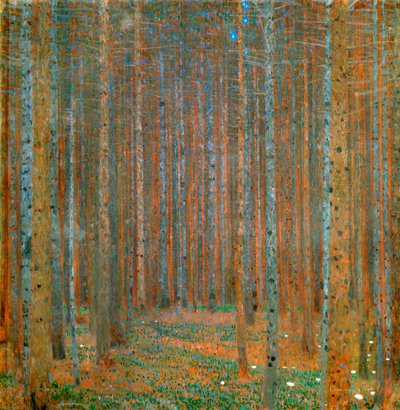 Granskog I, 1901 av Gustav Klimt