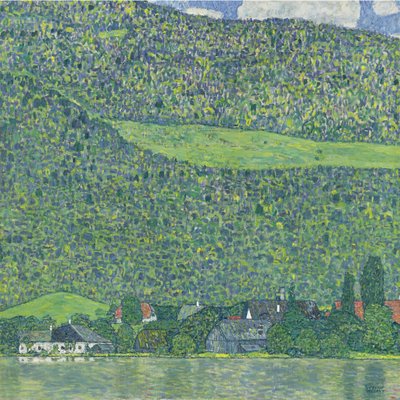 Litzlberg på Attersee, 1914-1915 av Gustav Klimt