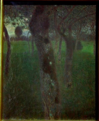 Frukthage om kvelden (hage om kvelden) av Gustav Klimt
