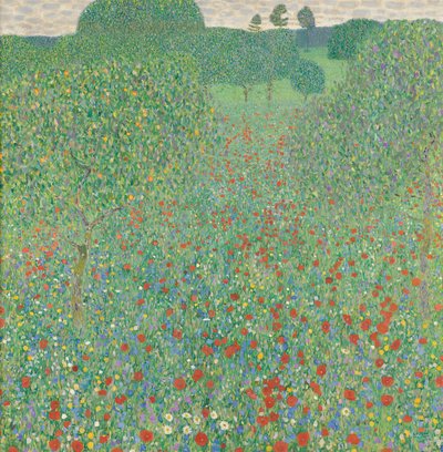 Valmuefelt av Gustav Klimt