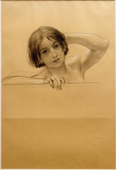 Portrett av et barn av Gustav Klimt