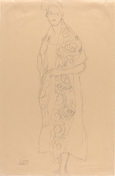 Portrett av en kvinne av Gustav Klimt