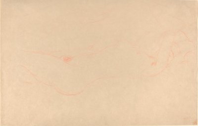 Liggende kvinne av Gustav Klimt